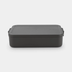 PORTAVIVANDE IN PLASTICA GRIGIO SCURO MAKE & TAKE LUNCK BOX L BRABANTIA