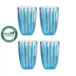 SET 4 BICCHIERI TURCHESE DOLCEVITA GUZZINI