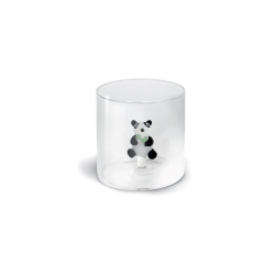 BICCHIERE VETRO BOROSILICATO 250ML PANDA