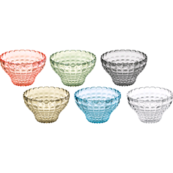 SET 6 COPPETTE CM 12 COLORI ASSORTITI TIFFANY GUZZINI