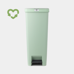 PATTUMIERA A PEDALE 40L VERDE GIADA STEPUP DARK GREY BRABANTIA